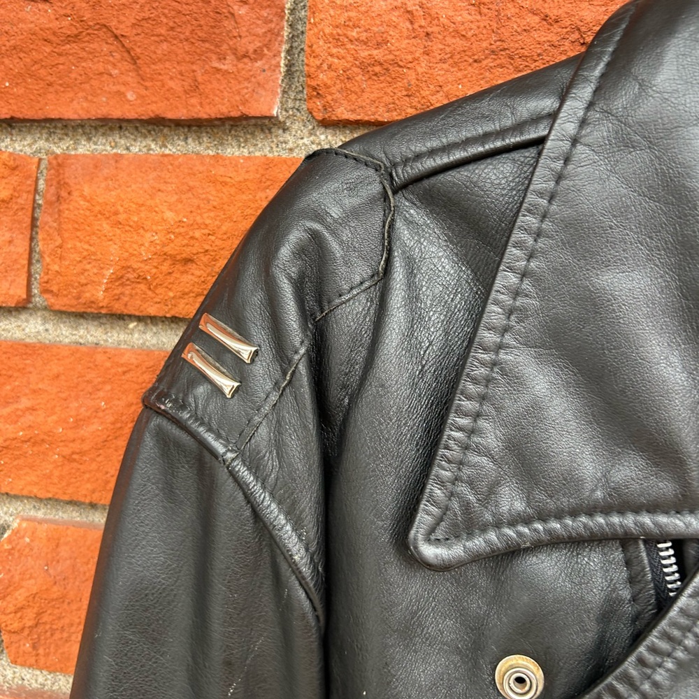 Betty Boop Painted Leather biker jacket - Picture 8 of 16